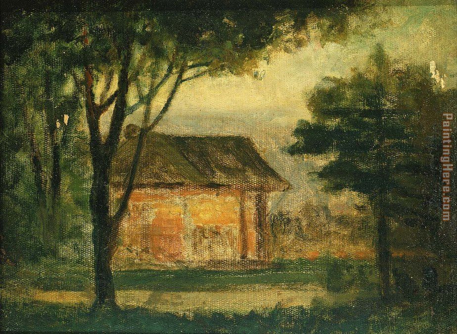The Old Homestead painting - Edward Mitchell Bannister The Old Homestead art painting